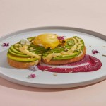 Avocado on toast with poached egg