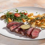 Roasted hanger steak