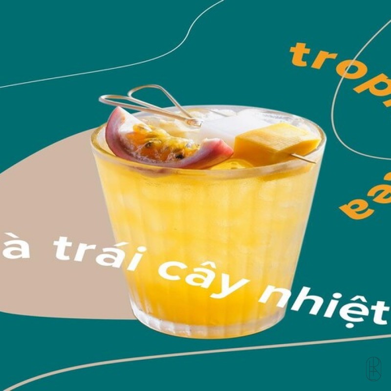 trà trái cây nhiệt đới