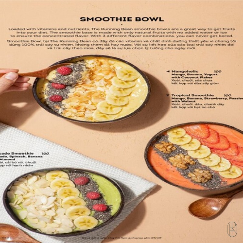 Smoothie bowl (Avocado / Mango / Tropical)